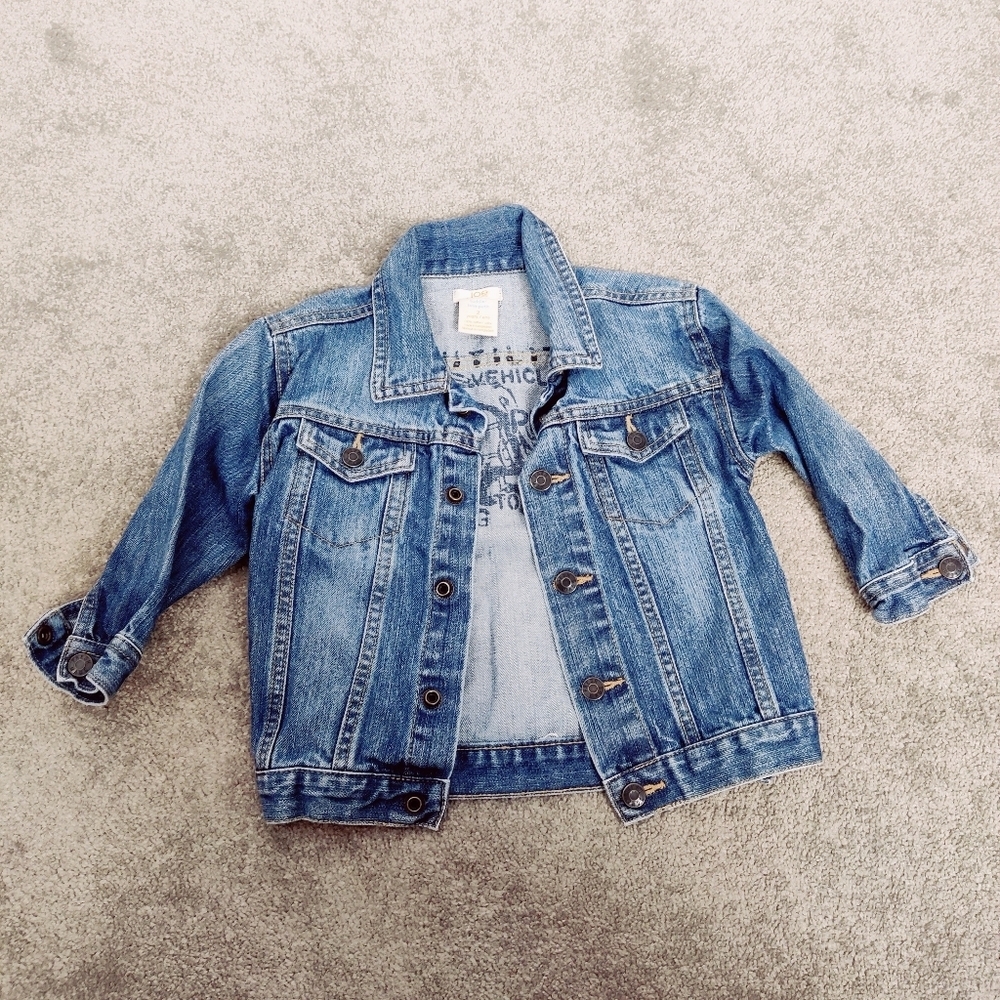 Joe Fresh Boy's Jean Jacket in Blue Size 2T Denim 100% Cotton